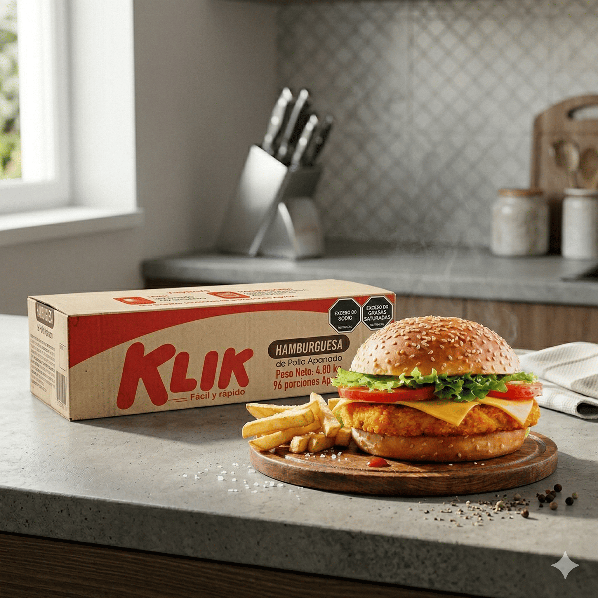 Hamburguesa de Pollo Klik